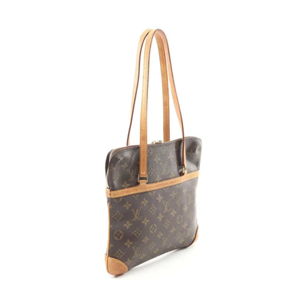 Louis Vuitton Leather Brown Coussin Canvas Monogram Bag Shoulder